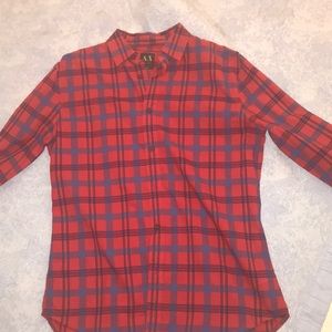 Genuine Armani Exchange button down shirt